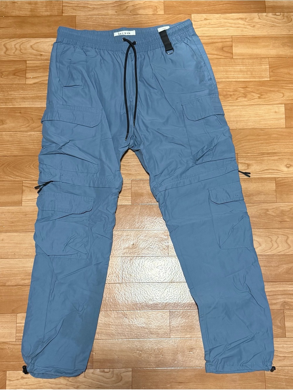 PacSun Slate Blue Cargo Joggers - Men's Utility Pants